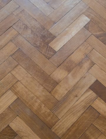 Plancher de bois, chevron, naturel